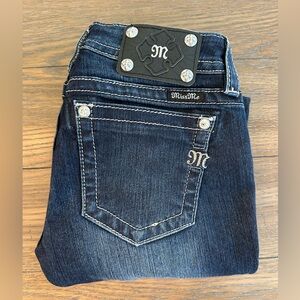 Miss Me Dark‎ Indigo Ankle Skinny Leg Jeans Size 26